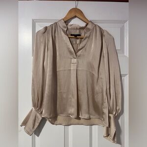 Banana Republic Light Taupe Blouse